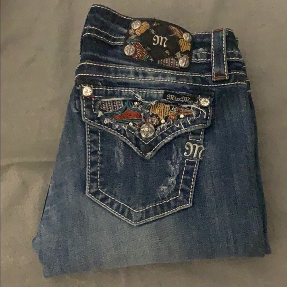 Miss Me Cuffed Skinny Jeans
